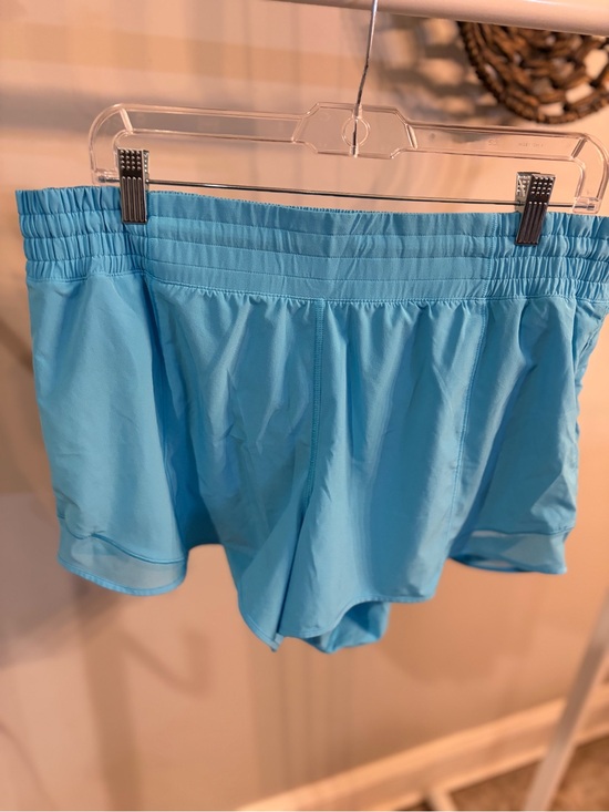 lululemon athletica Pants - lululemon athletica Sky Blue Women's Run Shorts size 14
